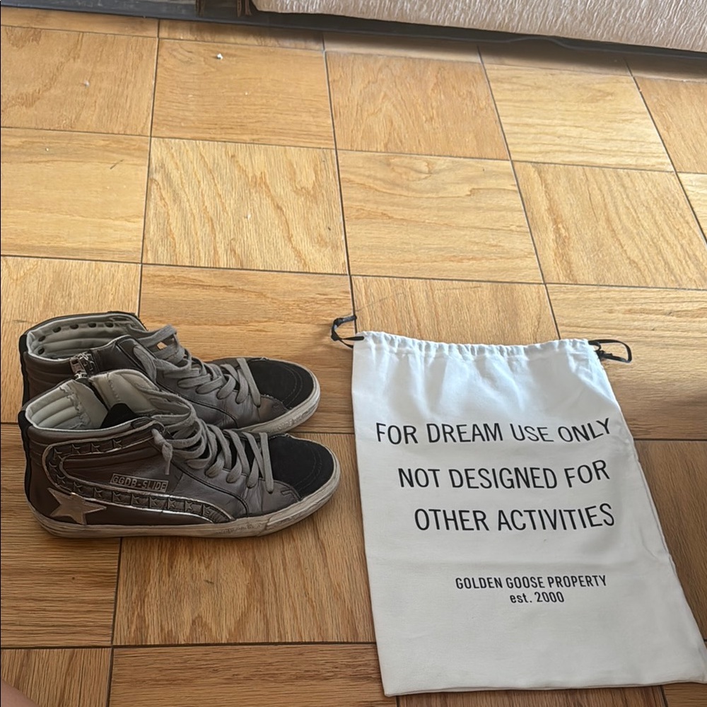 Golden Goose High-Top Sneakers with Dust Bag